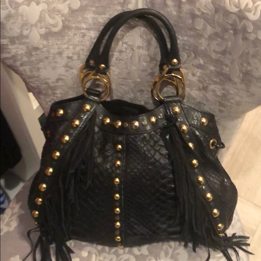 Beautiful black python Gucci bag - Picture 1 of 1